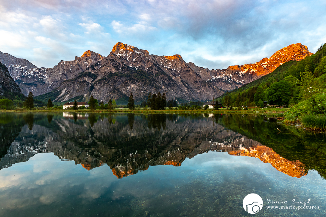 Almsee bei Sonnenuntergang am 14.08.2022