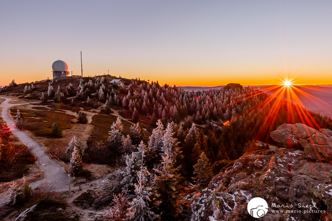 Sonnenaufgang am Großen Arber