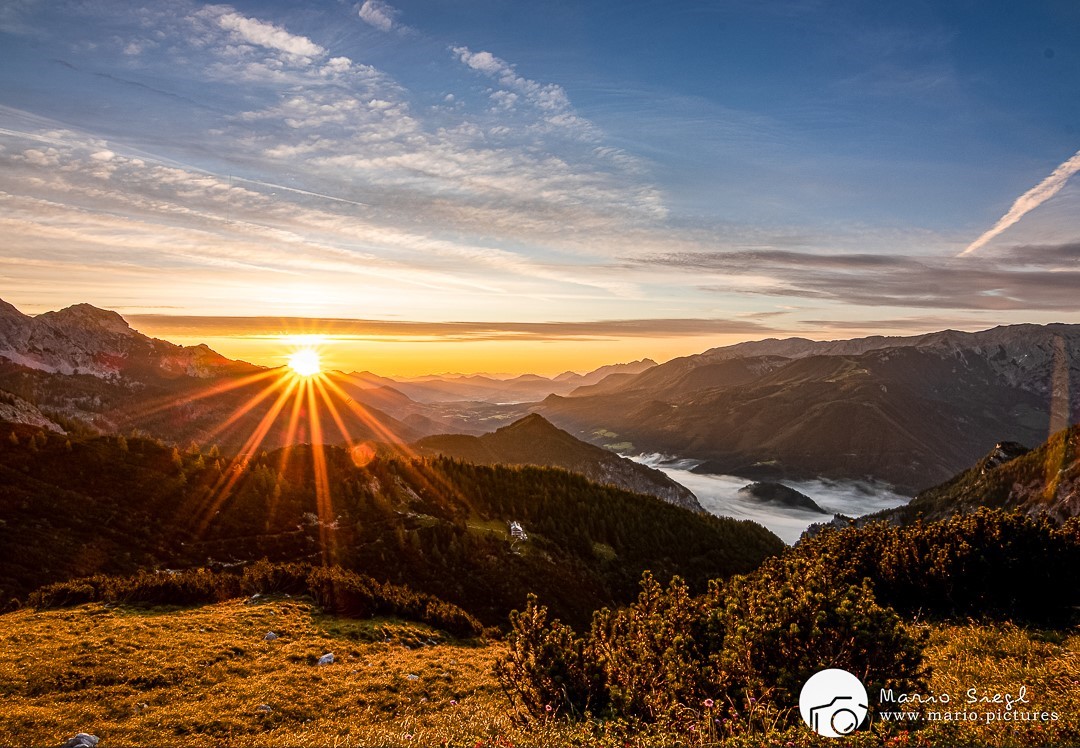 Sonnenaufgang am Großen Priel