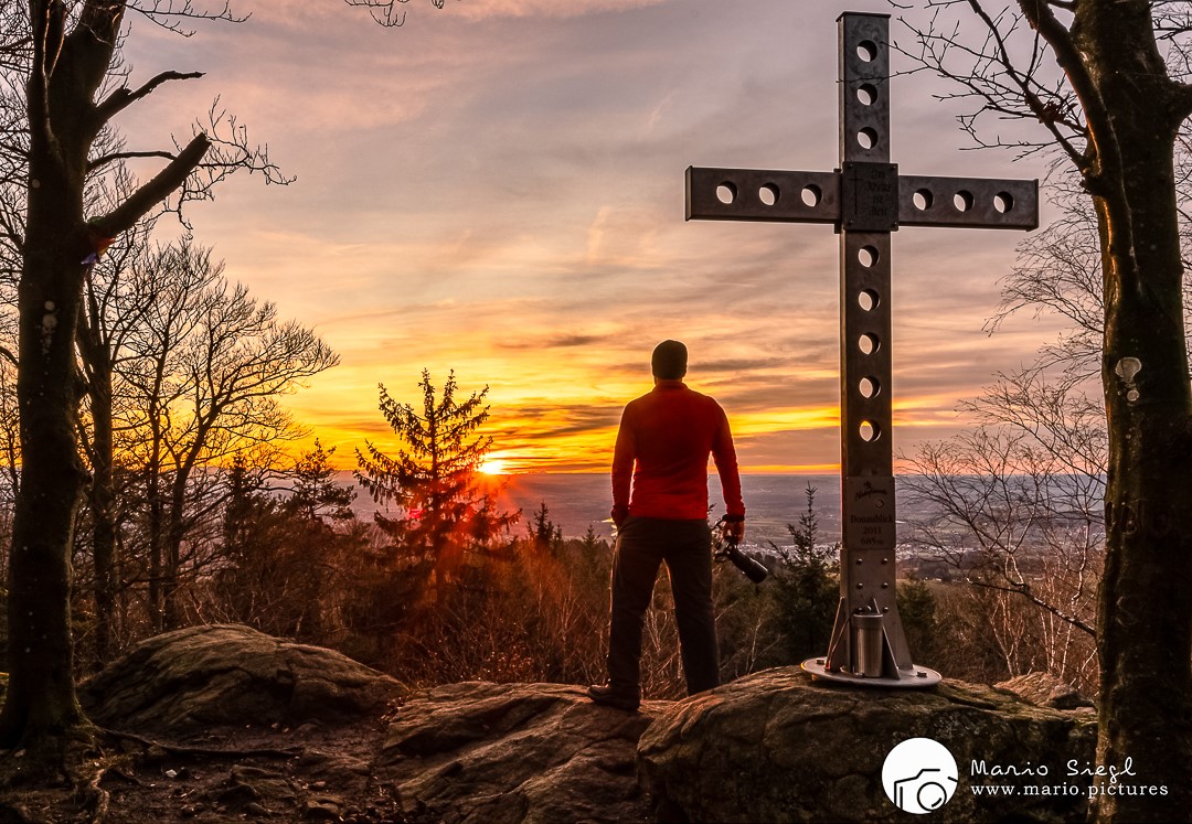 Sonnenuntergang am Koglerauer Spitz