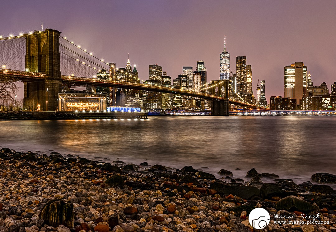 Blick auf die Brooklyn Bridge